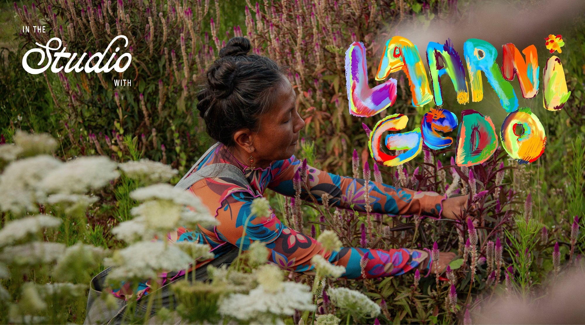 IN the studio with Laarni gedo farmer and florist from hawaii