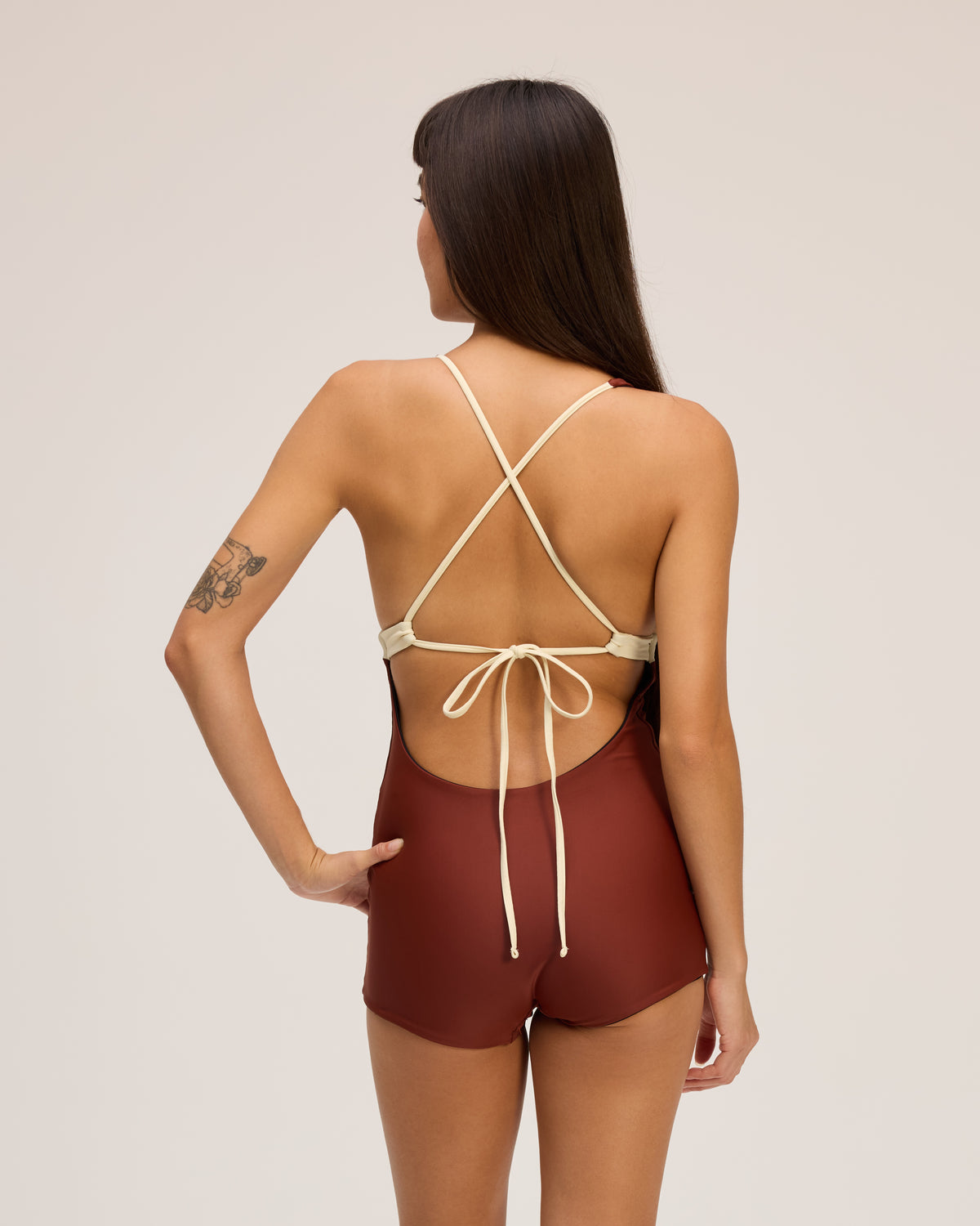San-O Reversible One Piece - Black/Walnut