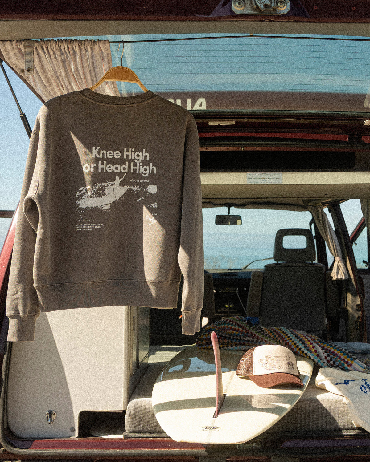 Surf Height - Printed Crew