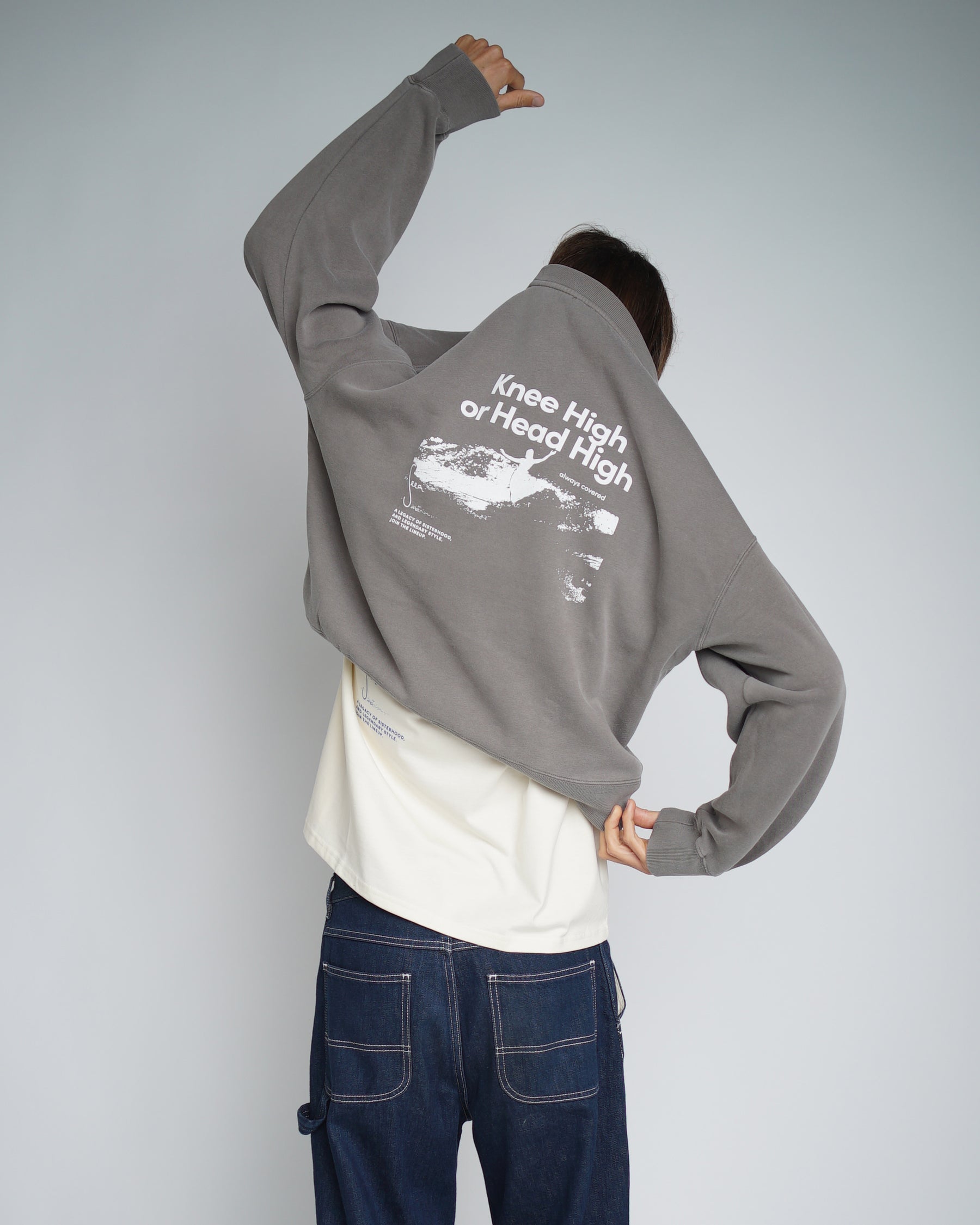 Surf Height - Printed Crew