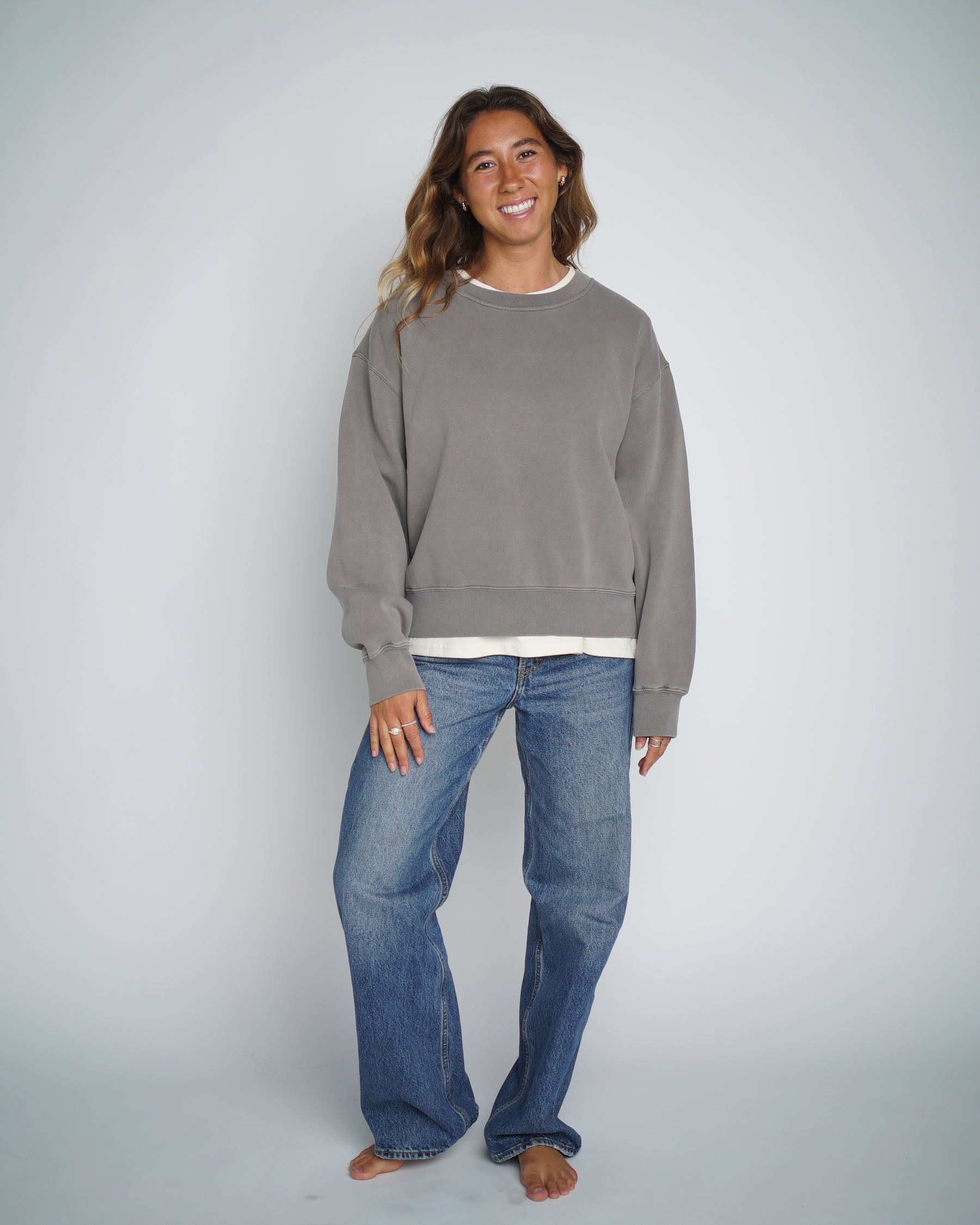 Surf Height - Printed Crew