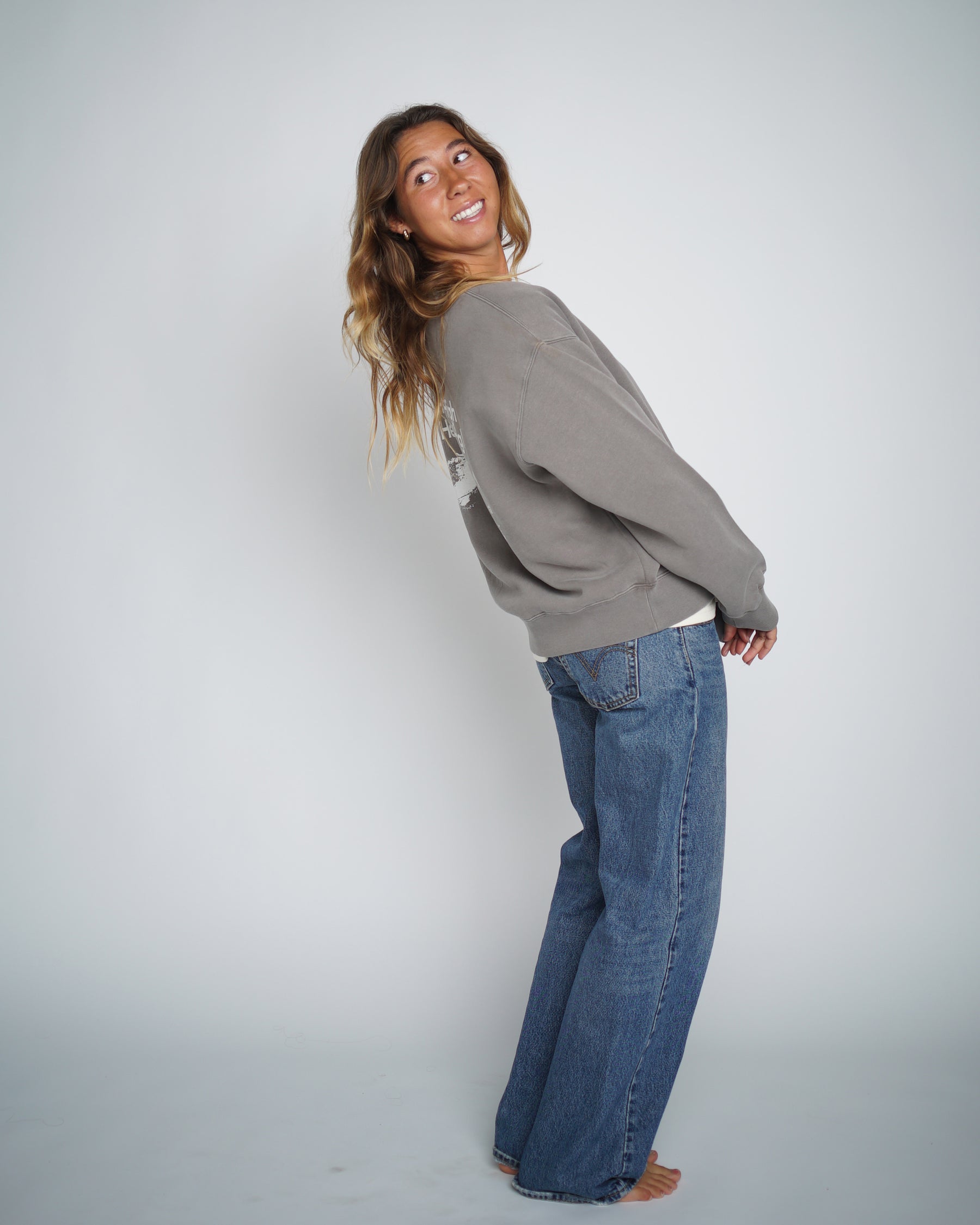 Surf Height - Printed Crew
