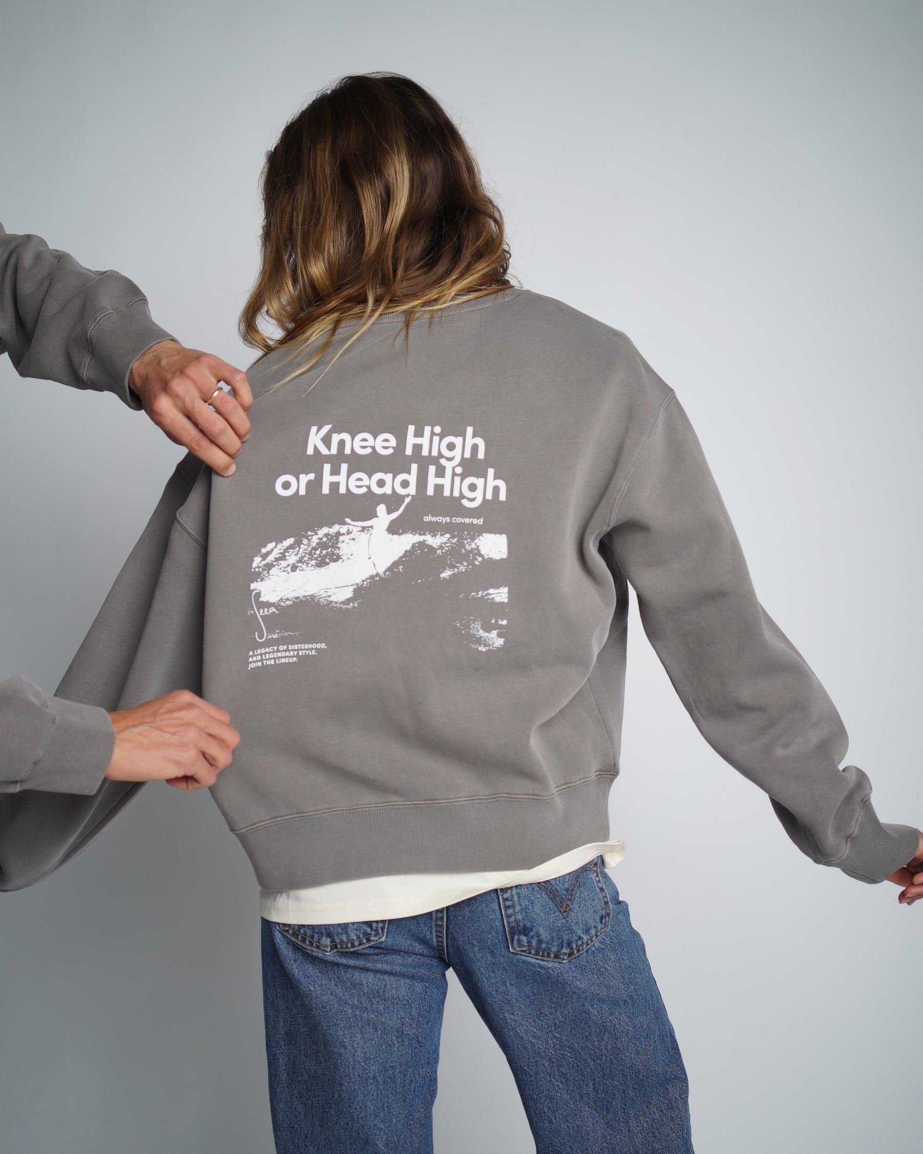 Surf Height - Printed Crew