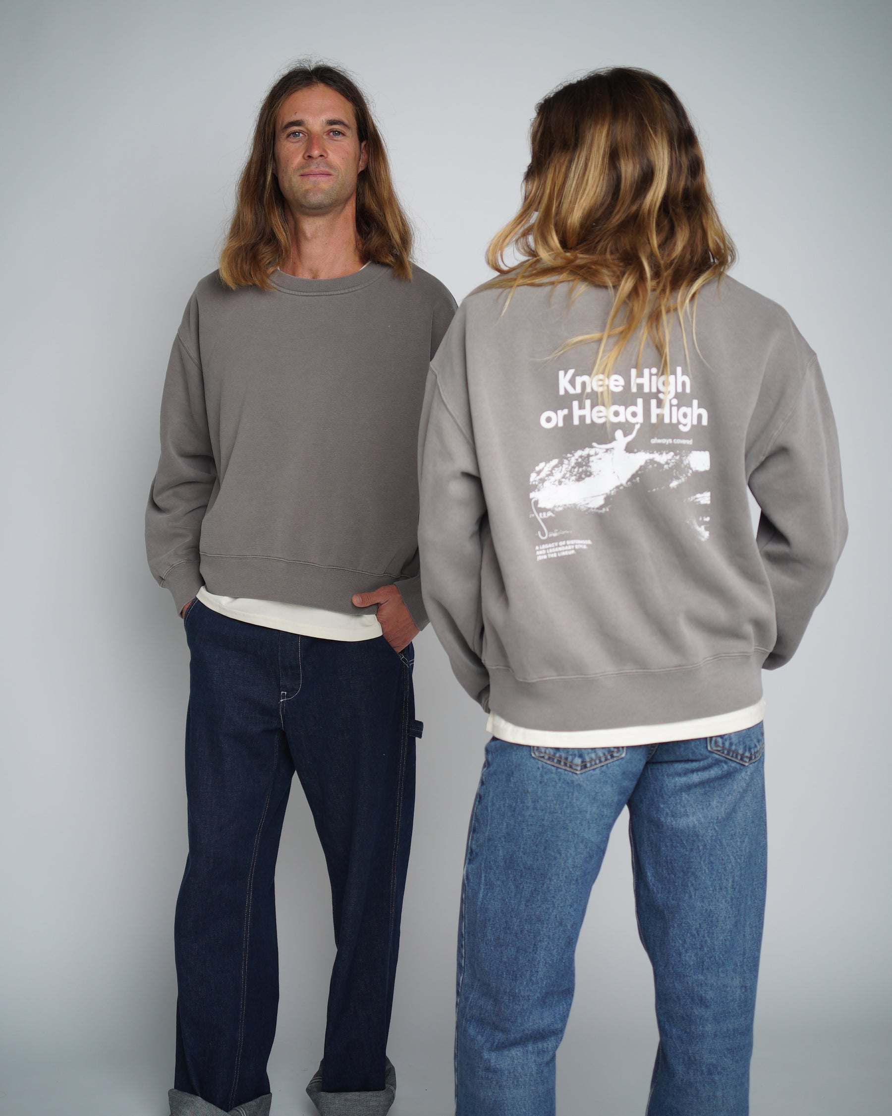 Surf Height - Printed Crew