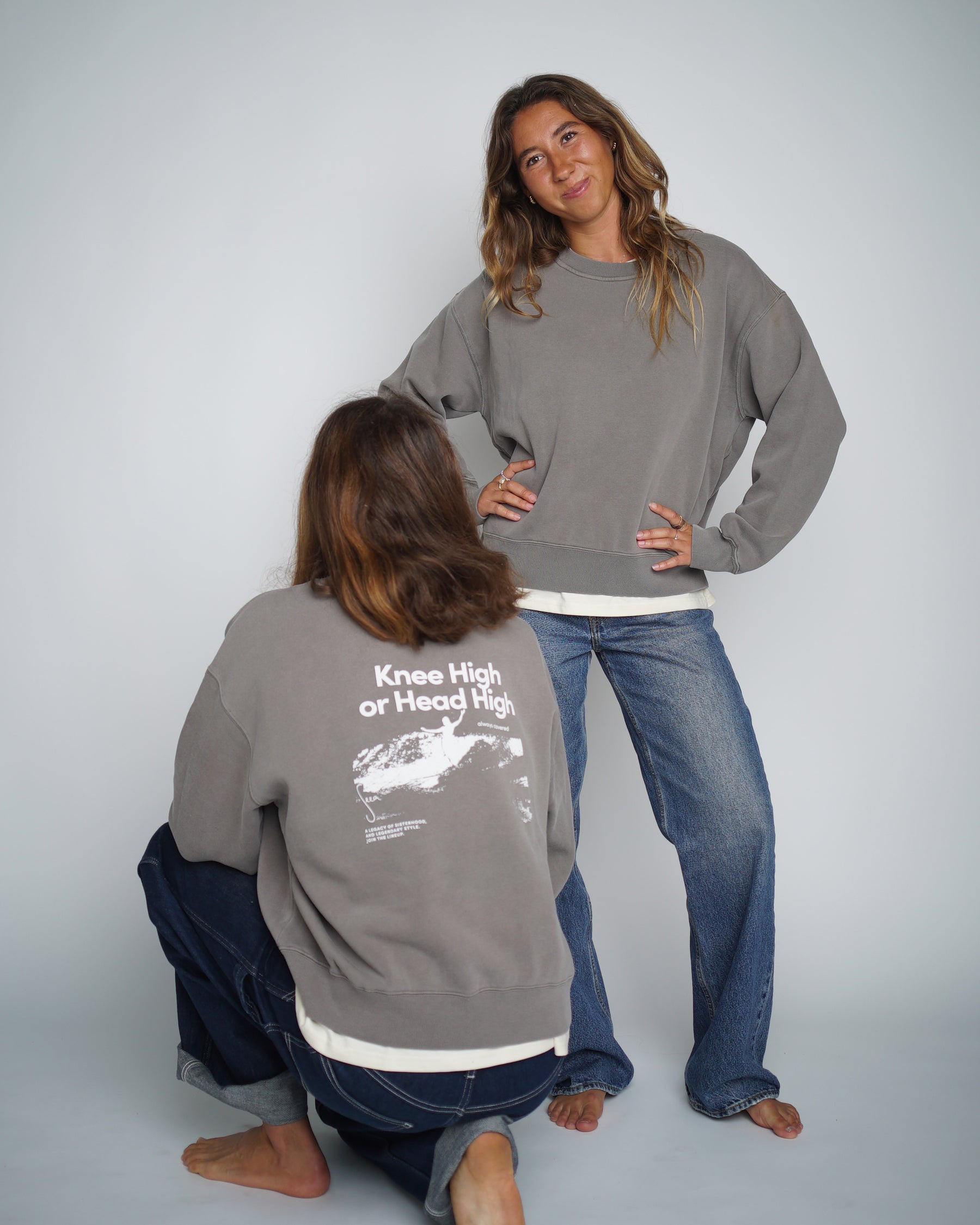 Surf Height - Printed Crew