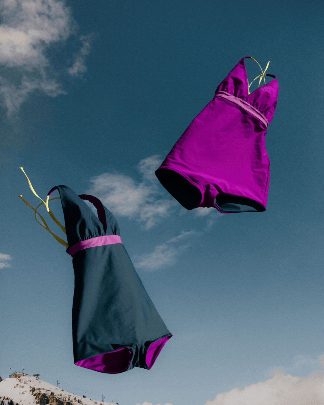 San-O Reversible One Piece - Forest/Rosebud