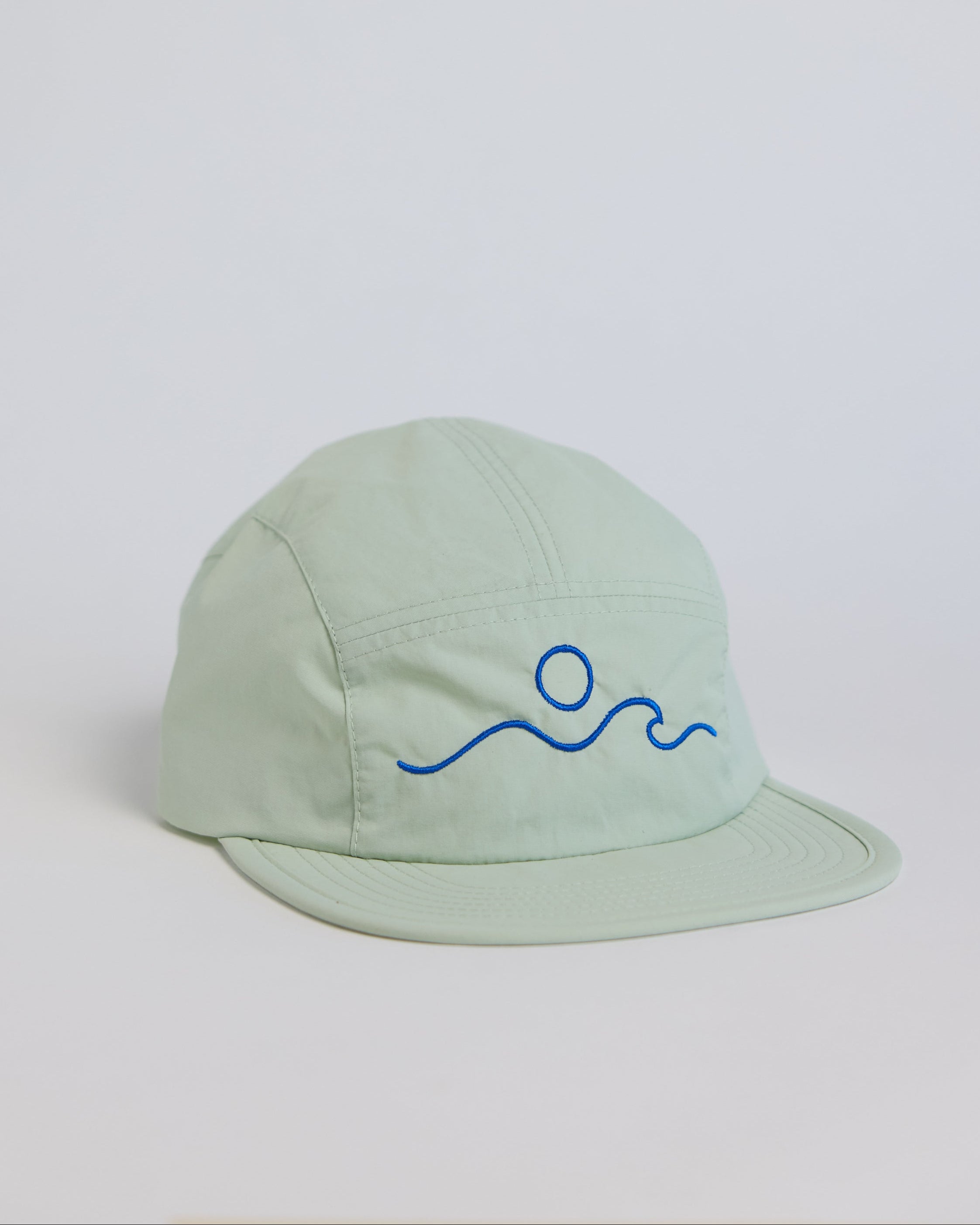 Wave Mark Nylon Cap -Seaglass