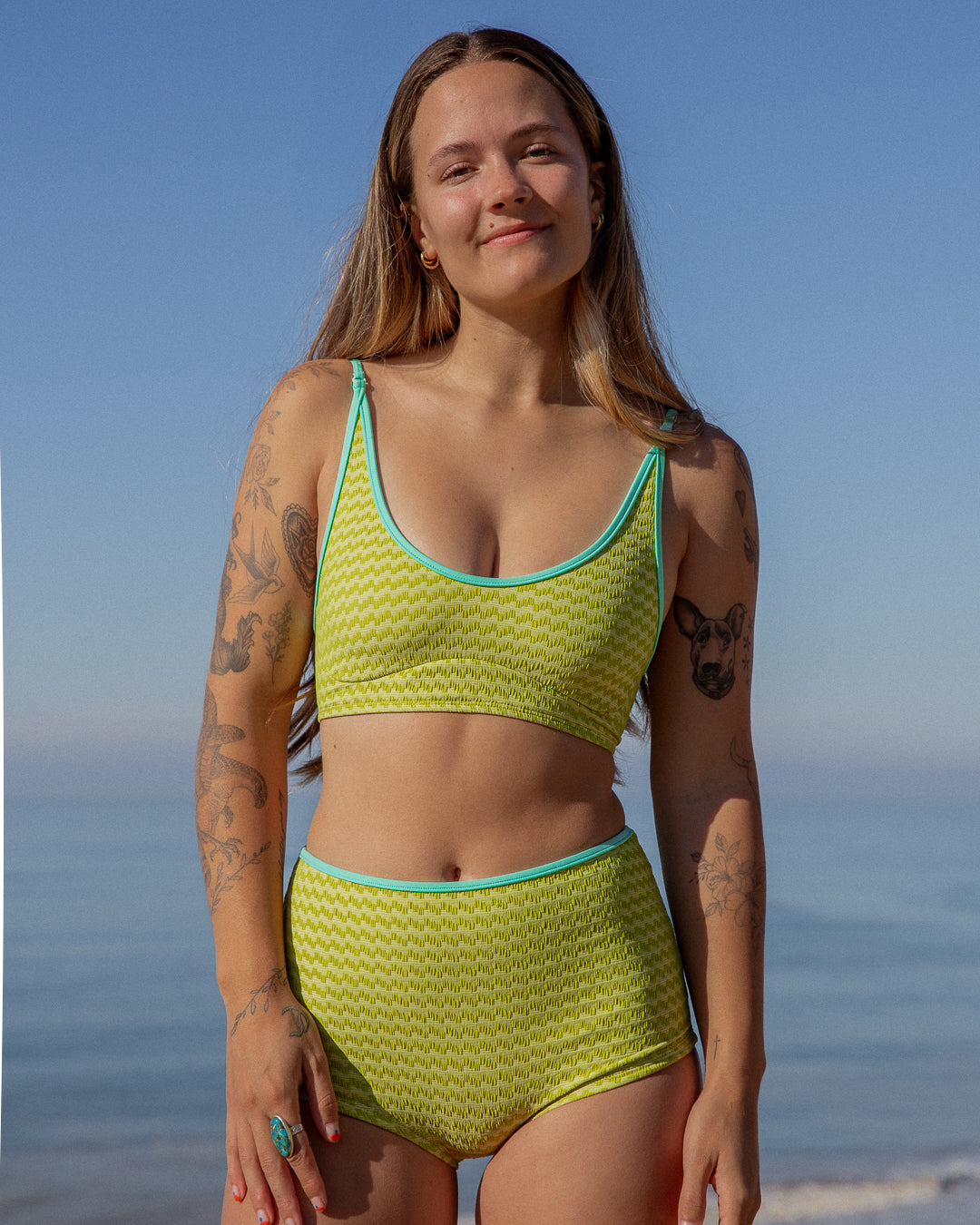 Maggie Bikini Top - Greeno