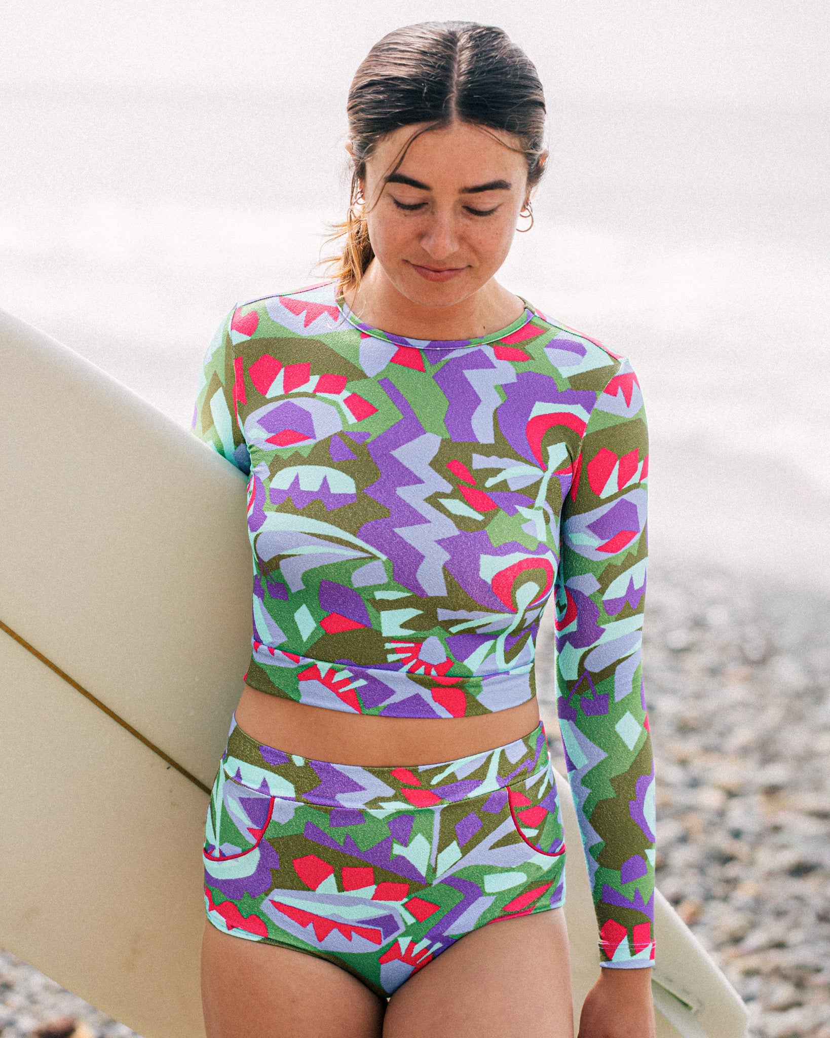Palomar Crop Top Rashguard - Anis