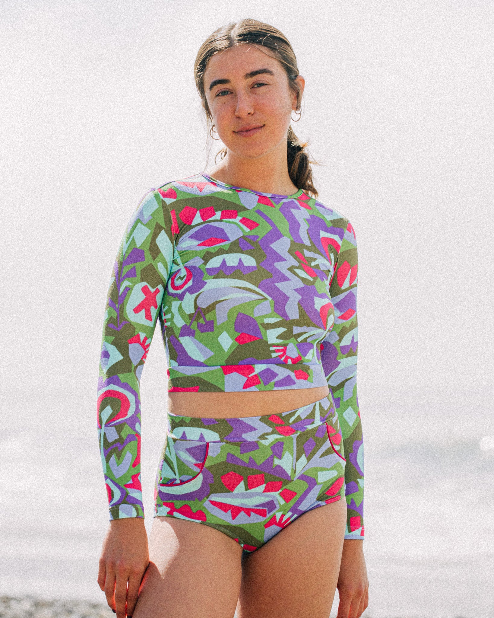 Palomar Crop Top Rashguard - Anis