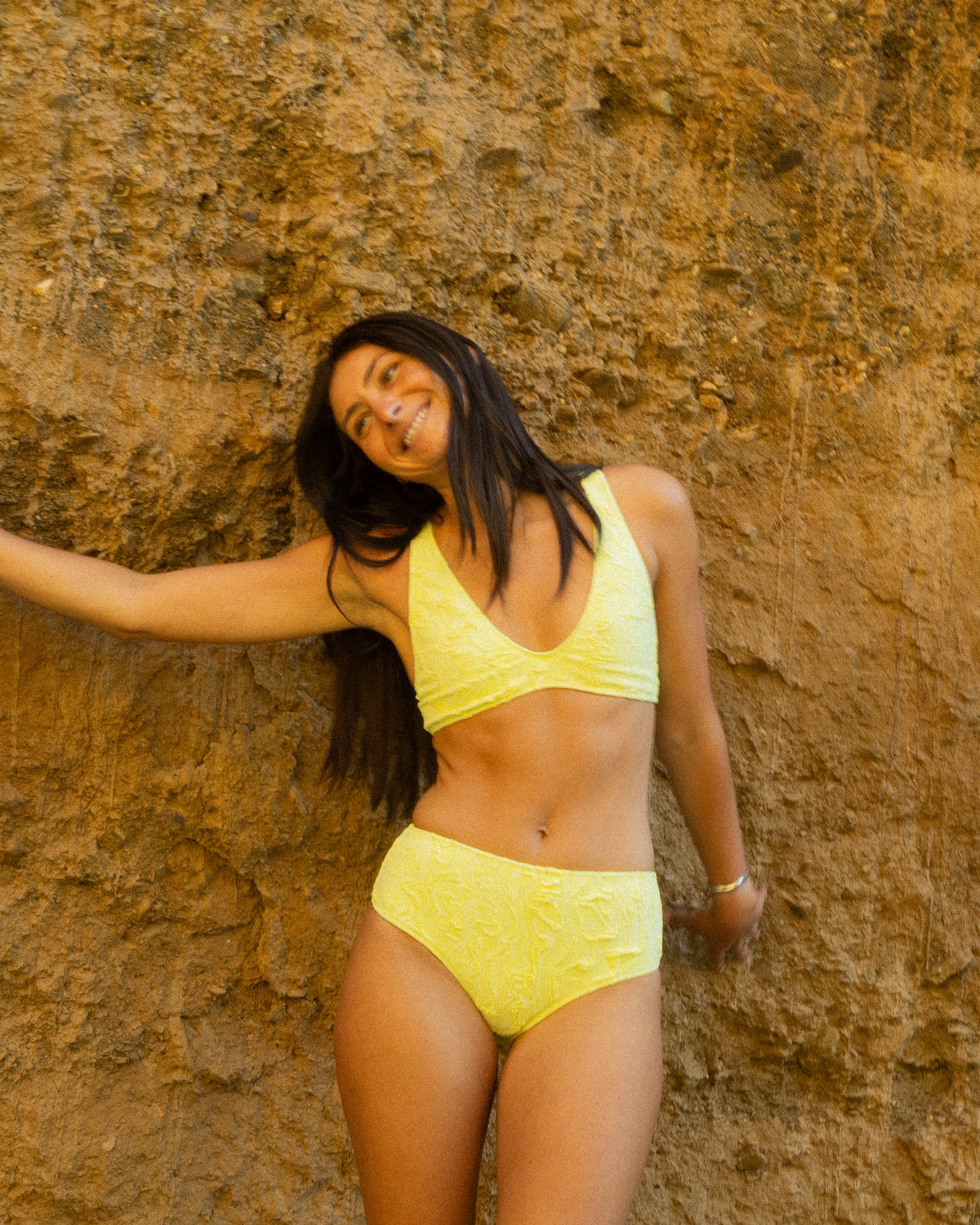 Brasilia Bikini Top - Disco Glow