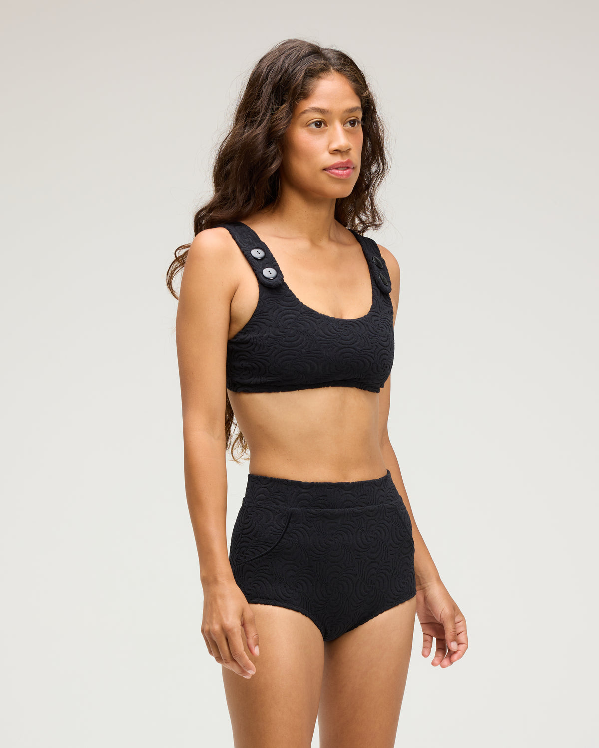 Georgia Bikini Top - Sunray Black