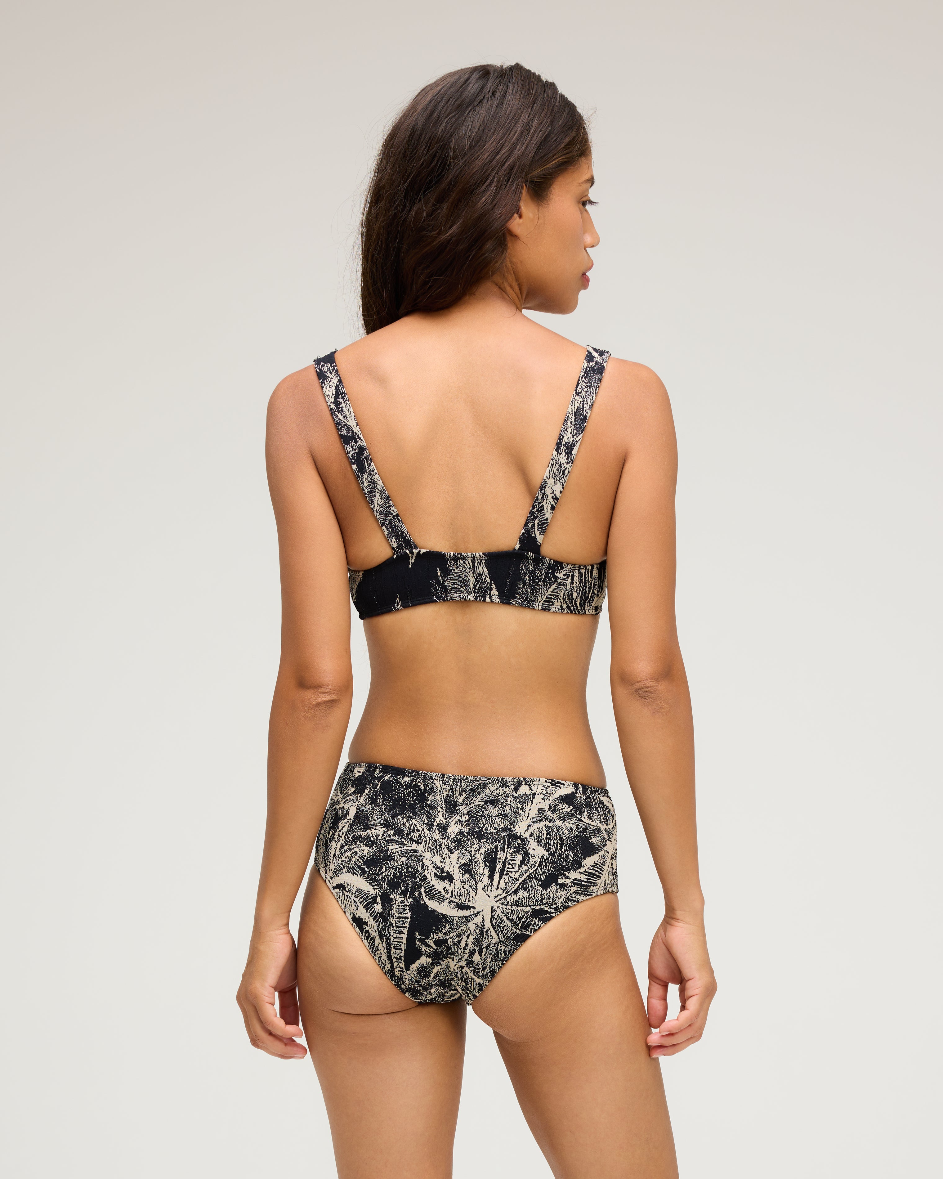 Brasilia High Waist Bikini Bottom - Madeira