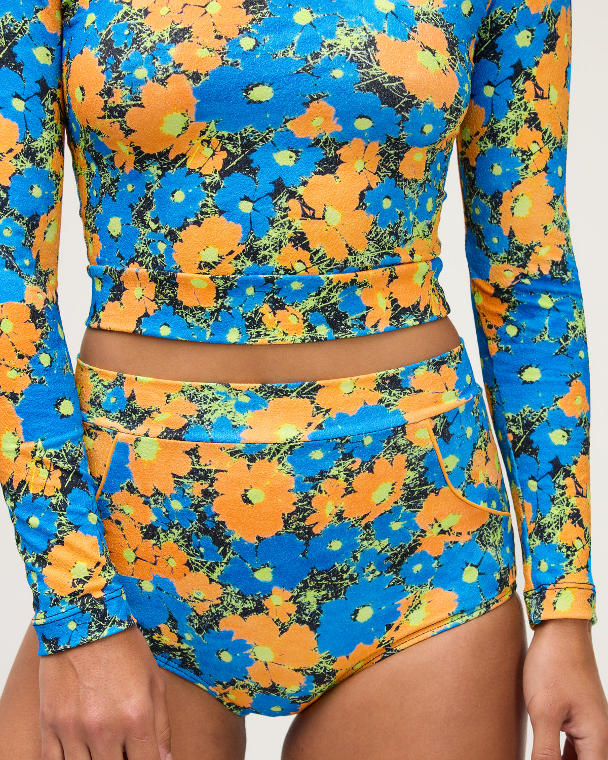 Palomar Crop Top Rashguard - Seabloom