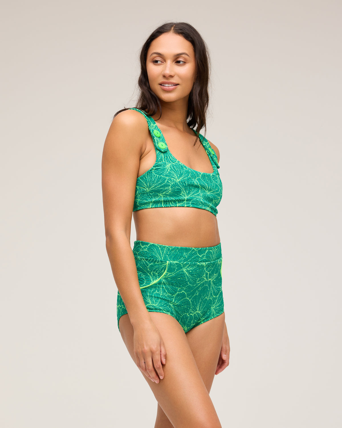 Georgia Bikini Top - Verdant