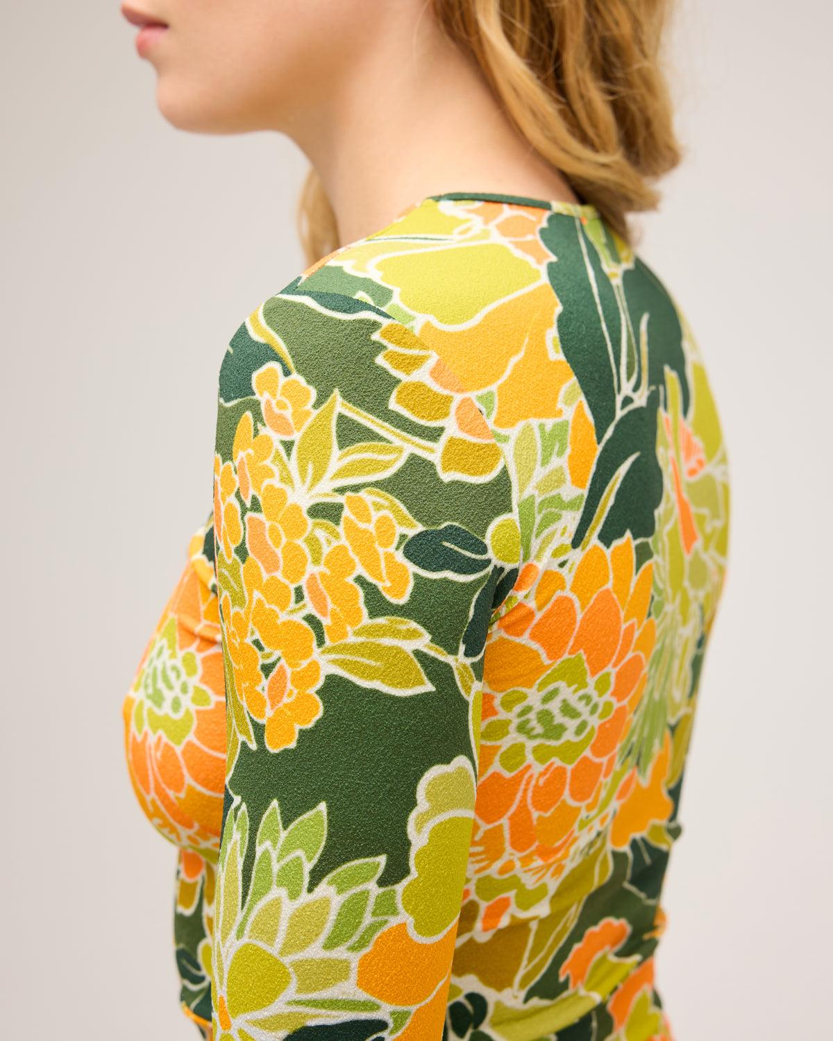 Palomar Crop Top Rashguard - Zest