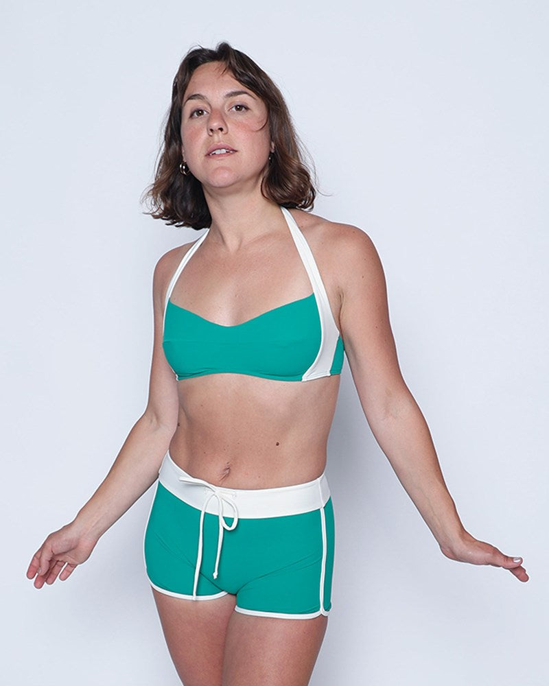 blue green Becca bikini top Nico shorts seea womens swimwear surf clothing bikini 