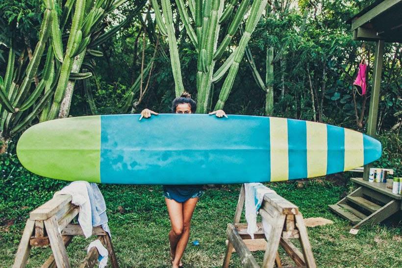 DIY: How to Repaint a Surfboard with Ashley Johnston
