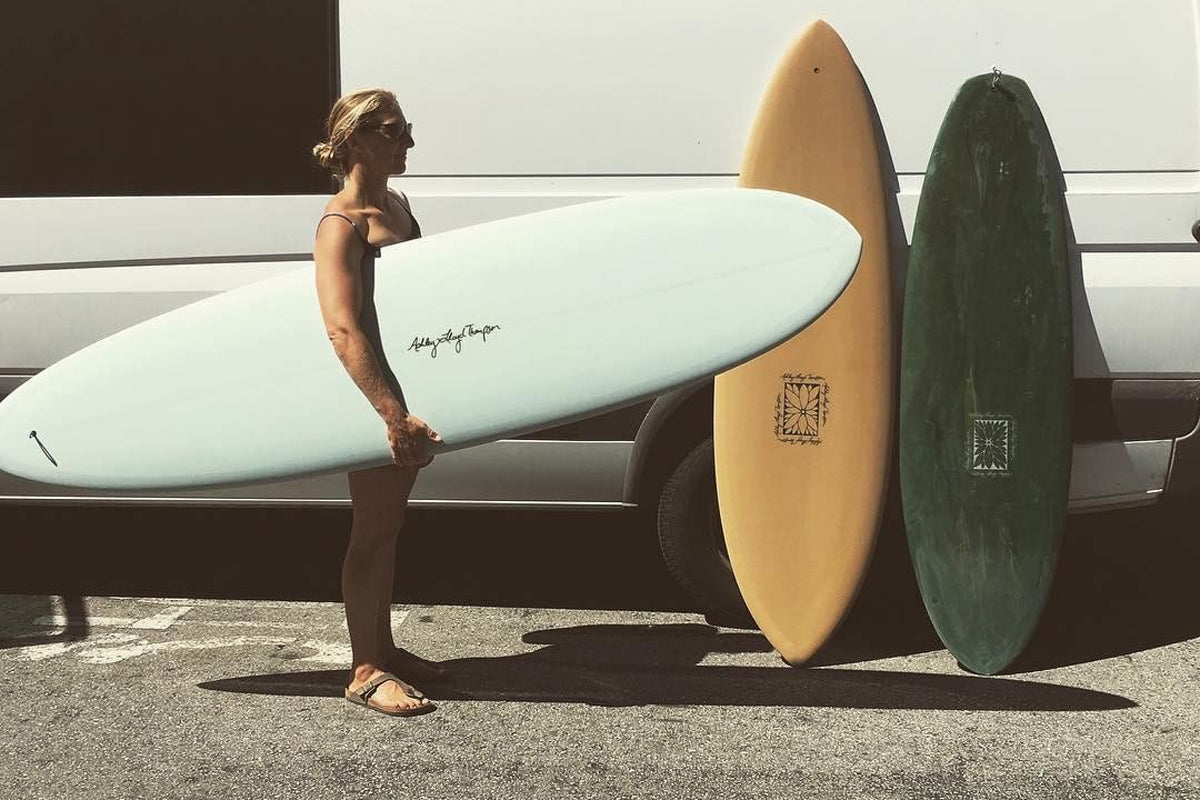 Self-Love: Shaper Ashley Lloyd on Surfing During Pregnancy and Through Motherhood