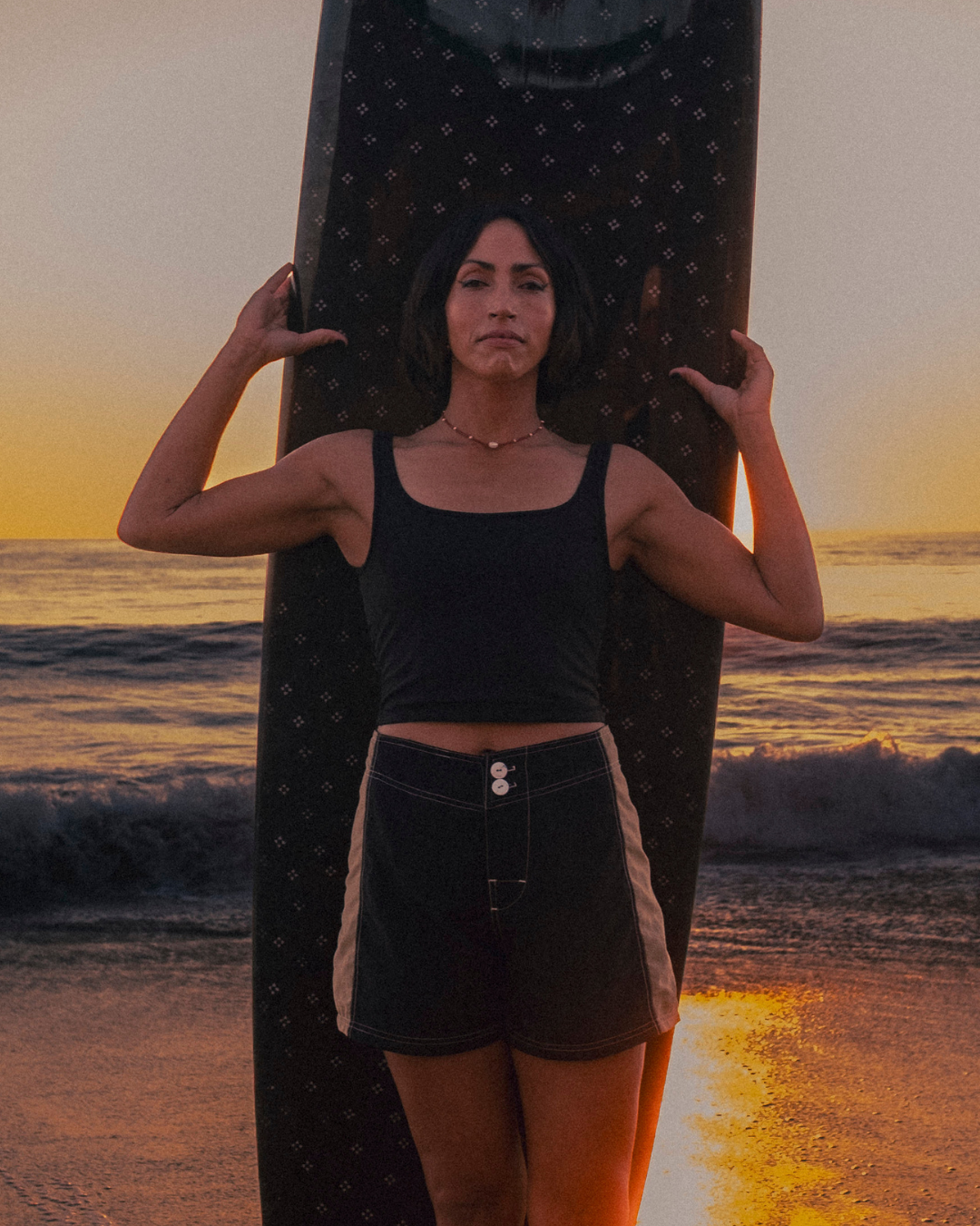 Royale Short - Raven/Khaki