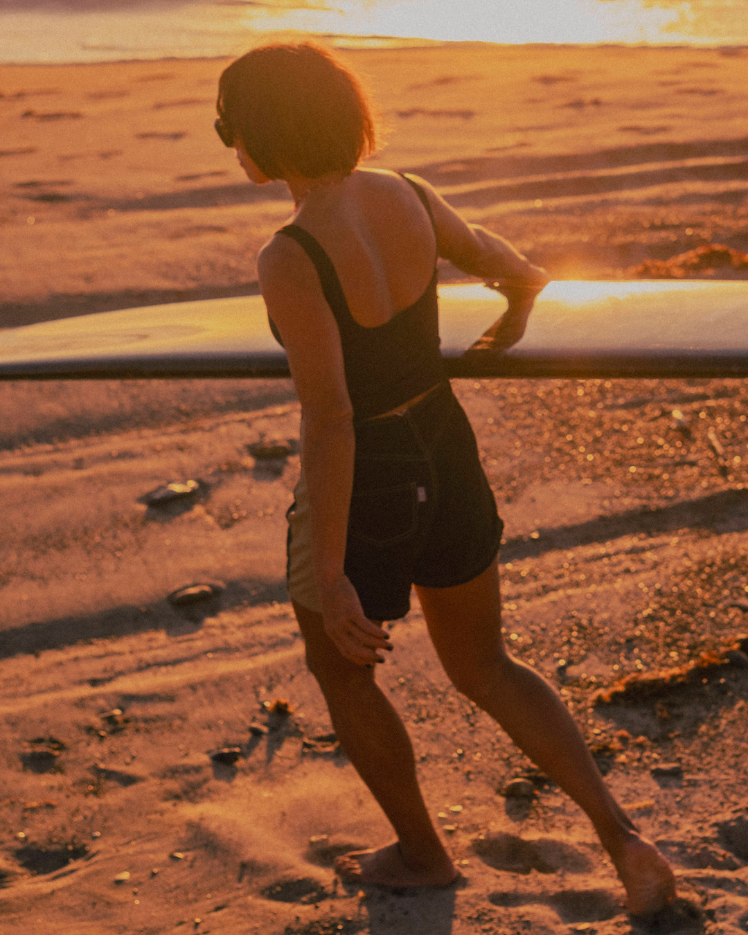 Maisie Swim Tank - Black