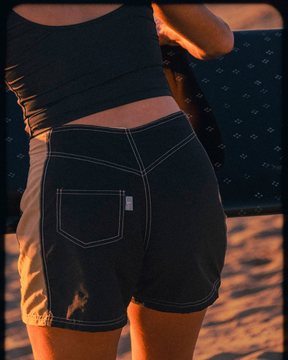 Royale BoardShort - Raven/Khaki