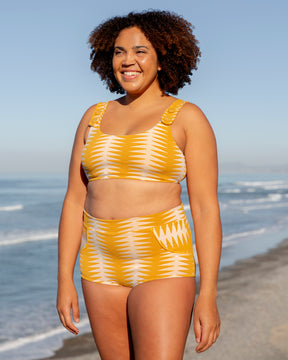 Georgia Bikini Top - Areia Gold