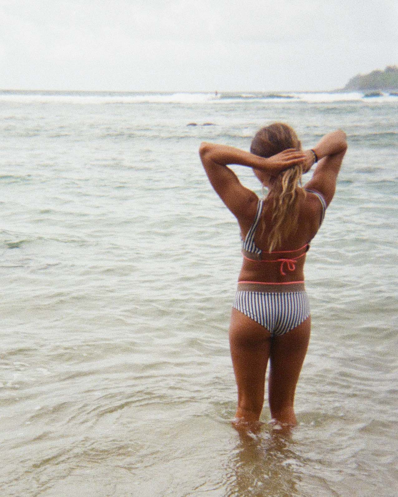 Naya Bikini Bottom - Navy Stripe - Seea