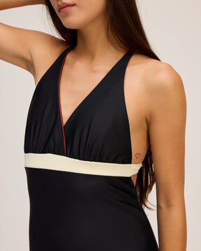 San-O Reversible One Piece - Black/Walnut
