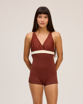 San-O Reversible One Piece - Black/Walnut
