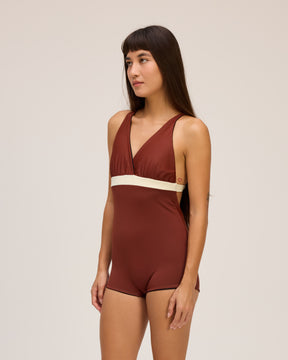 San-O Reversible One Piece - Black/Walnut