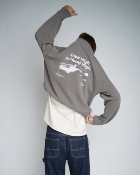 Surf Height - Printed Crew
