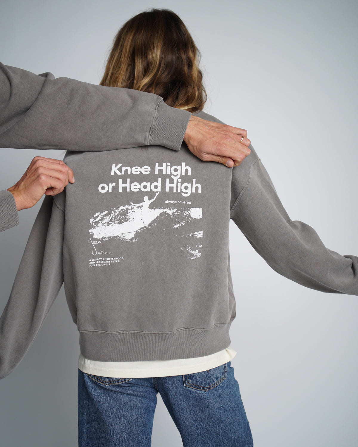 Surf Height - Printed Crew