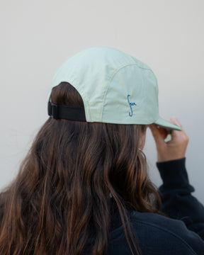 Wave Mark Nylon Cap -Seaglass