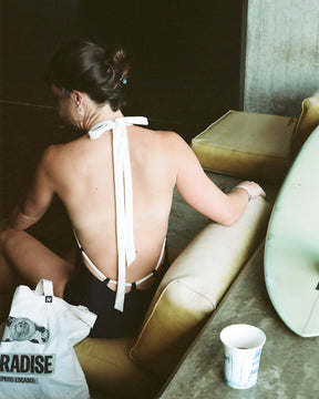 Camryn Reversible One Piece - Black / Walnut