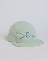 Wave Mark Nylon Cap -Seaglass