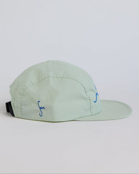 Wave Mark Nylon Cap -Seaglass