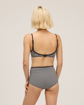 Flor Bikini Bottom - Black Dora