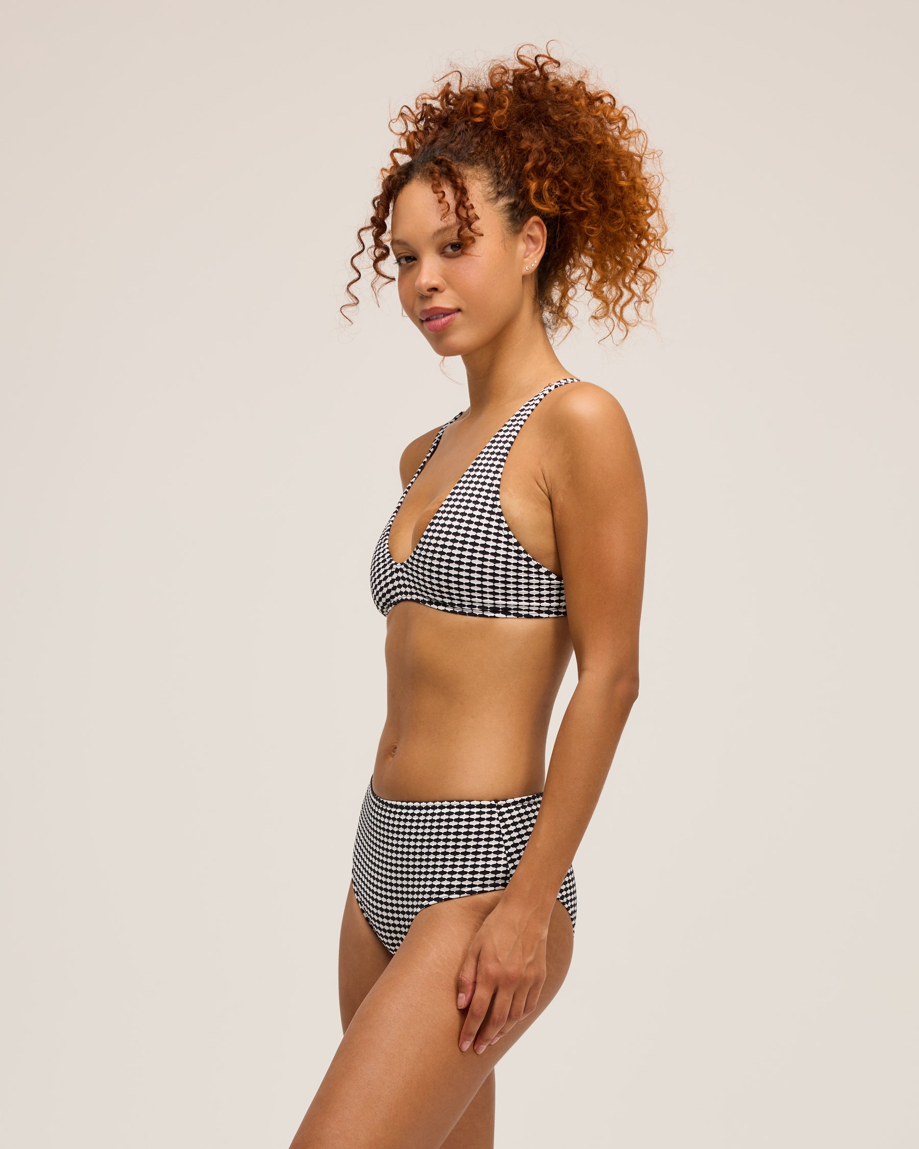 Brasilia Bikini Bottom - Black Dora