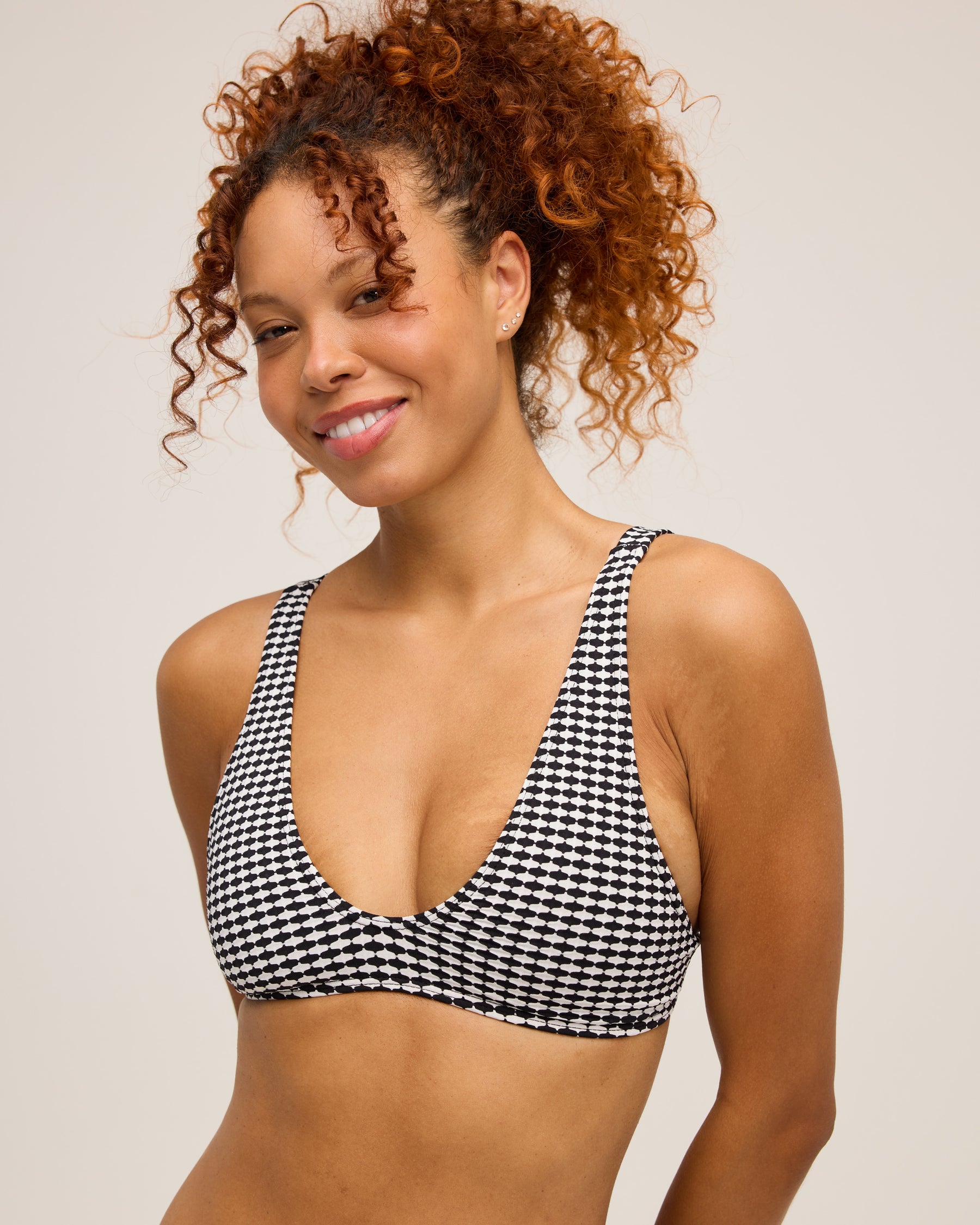 Brasilia Bikini Top - Black Dora