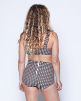 Georgia High Waist Bikini Bottom - Mustang