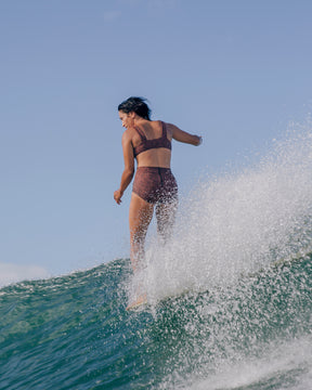 Georgia High Waist Bikini Bottom - Bordeen