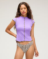 Leo Top - Orchid (Boucle)