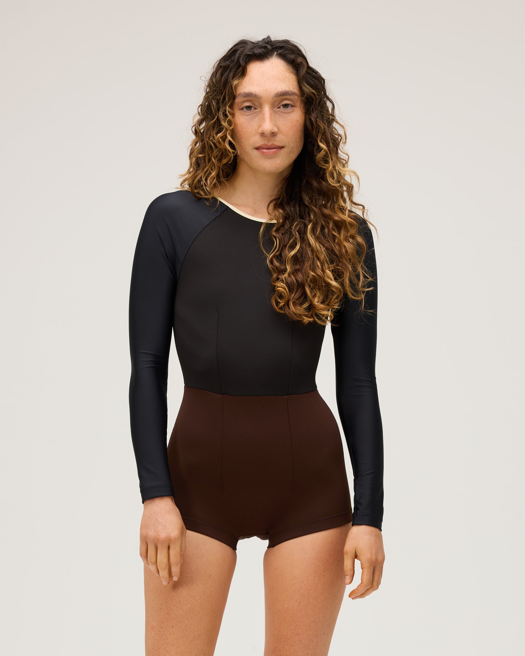 Dara Surf Suit - Black/Cappuccino (RC-Skin)