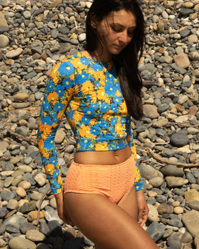 Palomar Crop Top Rashguard - Seabloom