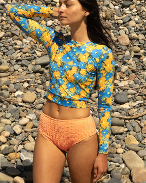 Palomar Crop Top Rashguard - Seabloom