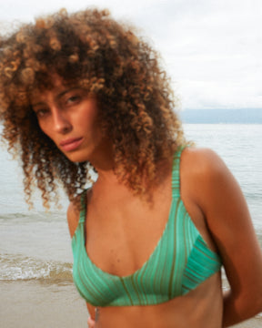 Bobby Bikini Top - Coastal Rib