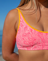Maggie Bikini Top - Pink Glow