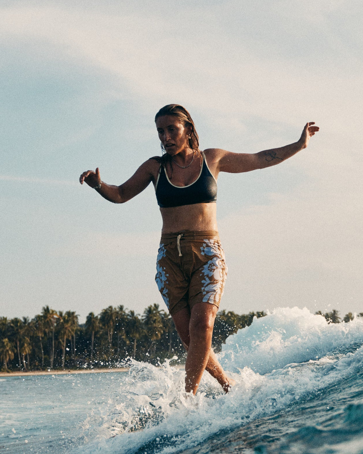Greta Boardshort - Sun Petals