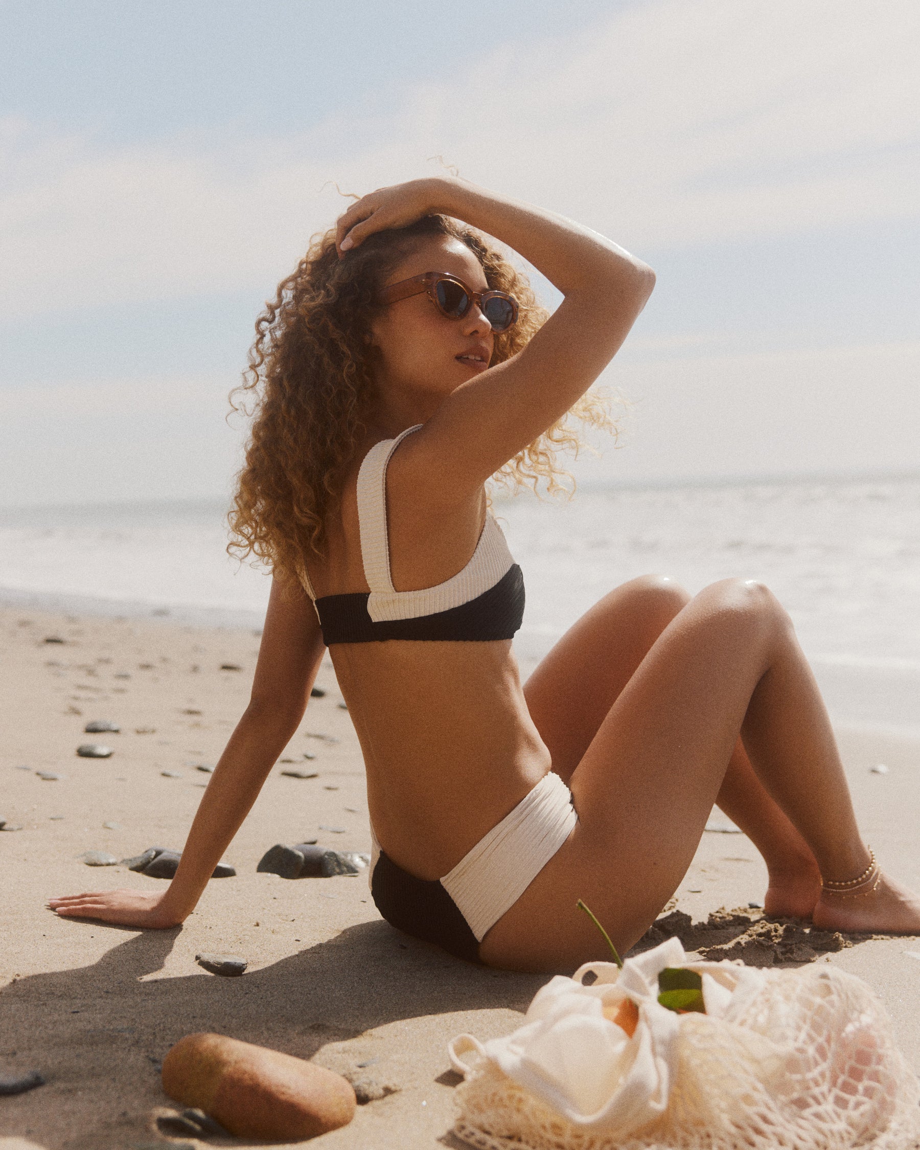 Fer Bikini Bottom - Black/Ivory